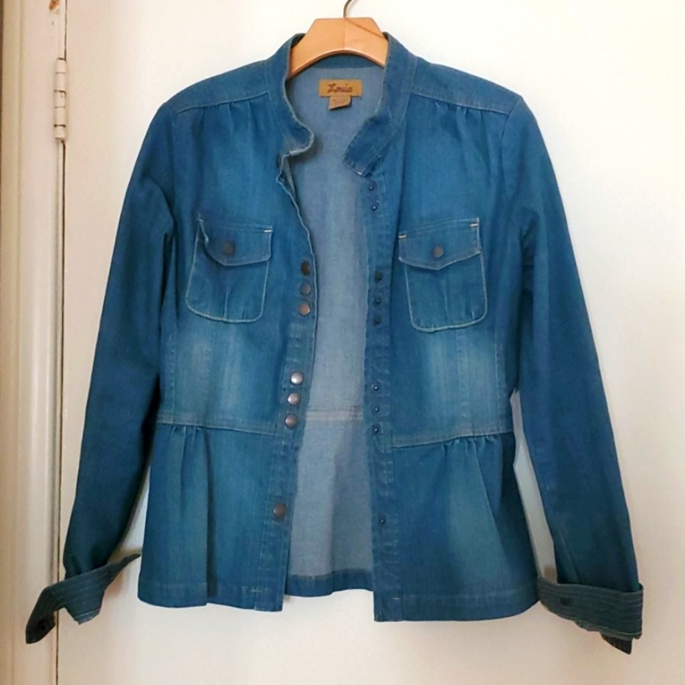 Louie for Anthropologie Jean Jacket